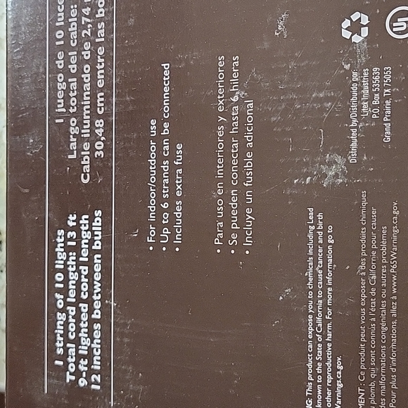 Allen + Roth string lights - Picture 3 of 5